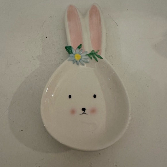 Other - Potters studio cute rabbit spoon rest ceramic